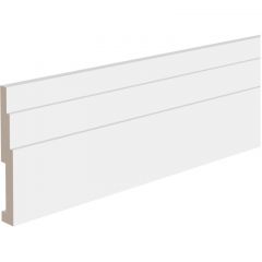 Плинтус ЛДФ меловой Ultrawood (Ультравуд) 2000х120х16 мм, Base 1216 i 2.00, шт.