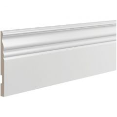 Плинтус ЛДФ меловой Ultrawood (Ультравуд) 2000х184х15 мм, Base 5074 i 2.00, шт.