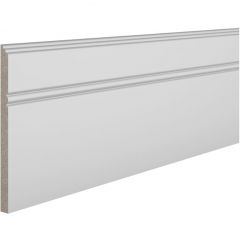 Плинтус ЛДФ меловой Ultrawood (Ультравуд) 2000х150х10 мм, Base 5381 i 2.00, шт.