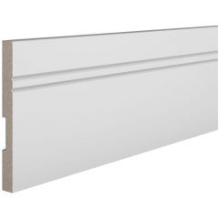 Плинтус ЛДФ меловой Ultrawood (Ультравуд) 2000х150х15 мм, Base 5901 i 2.00, шт.