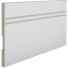 Плинтус ЛДФ меловой Ultrawood (Ультравуд) 2000х230х15 мм, Base 5902 i 2.00, шт.
