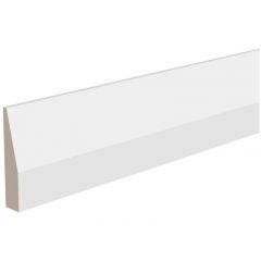 Плинтус ЛДФ меловой Ultrawood (Ультравуд) 2000х60х12 мм, Base 6012 i 2.00, шт.
