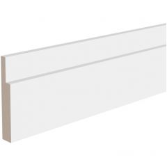 Плинтус ЛДФ меловой Ultrawood (Ультравуд) 2000х75х12 мм, Base 7512 i 2.00, шт.
