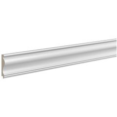 Молдинг ЛДФ меловой Ultrawood (Ультравуд) 2000х66.5х15 мм, Trim 0001 i 2.00, шт.