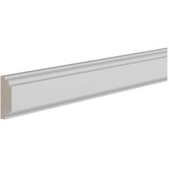 Молдинг ЛДФ меловой Ultrawood (Ультравуд) 2440х38х14 мм, U 0007 2.44, шт.