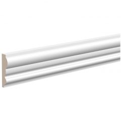 Молдинг ЛДФ меловой Ultrawood (Ультравуд) 2000х12х44 мм, U 0008 2.00, шт.