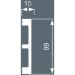 Плинтус потолочный Cosca Decor (Коска) PX049, 99х15, 2000 мм, Белый Экополимер