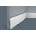 Плинтус потолочный Cosca Decor (Коска) PX021, 80х13, 2000 мм, Белый Экополимер