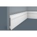 Плинтус потолочный Cosca Decor (Коска) PX005, 108х12, 2000 мм, Белый Экополимер