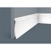 Плинтус потолочный Cosca Decor (Коска) PX046, 112х15, 2000 мм, Белый Экополимер