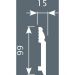Плинтус потолочный Cosca Decor (Коска) PX027, 99х15, 2000 мм, Белый Экополимер