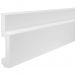 Плинтус потолочный Cosca Decor (Коска) PX010, 110х20, 2000 мм, Белый Экополимер
