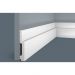 Плинтус потолочный Cosca Decor (Коска) PX010, 110х20, 2000 мм, Белый Экополимер