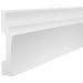 Плинтус потолочный Cosca Decor (Коска) PX009, 120х25, 2000 мм, Белый Экополимер