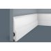Плинтус потолочный Cosca Decor (Коска) PX011, 130х18, 2000 мм, Белый Экополимер