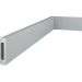 Плинтус Cosca Decor (Коска) PX050-038, 65х15, 2000 мм, Экополимер серый SoftTouch