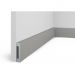 Плинтус Cosca Decor (Коска) PX050-039, 65х15, 2000 мм, Экополимер пыльно-серый SoftTouch