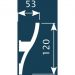 Карниз под подсветку Cosca Decor (Коска) KX002, 120х53, 2000 мм, Экополимер