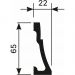 Молдинг Cosca Decor (Коска) MX050, 65х22, 2000 мм, Экополимер