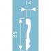 Молдинг Cosca Decor (Коска) MX029, 85х14, 2000 мм, Экополимер