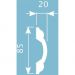 Молдинг Cosca Decor (Коска) MX019, 85х20, 2000 мм, Экополимер