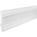 Плинтус потолочный Cosca Decor (Коска) PX020, 85х15, 2000 мм, Белый Экополимер