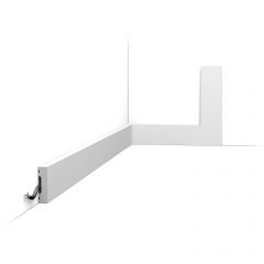 Плинтус напольный Orac Decor SX162 Square, 40х10, 2000 мм, Дюрополимер, шт.