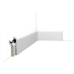 Плинтус напольный Orac Decor SX185 Cascade, 120х25, 2000 мм, Дюрополимер, шт.