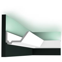 Профиль для скрытого освещения Orac Decor (Орак Декор) C358, 140х73, 2000 мм, Полиуретан