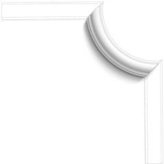 Молдинг для стен Orac Decor PX120A, 88х20, 190 мм, Дюрополимер, шт.
