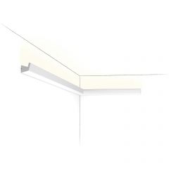 Профиль для скрытого освещения Orac Decor CX189, 27х27, 2000 мм, Дюрополимер