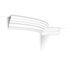 Классический гибкий потолочный карниз Orac Decor (Орак Декор) C326F, 105х90, 2000 мм
