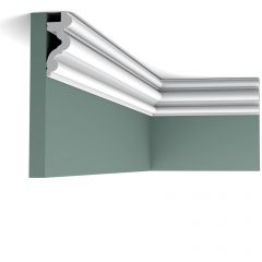 Классический потолочный карниз Orac Decor (Орак Декор) C324, 83х34, 2000 мм, Полиуретан