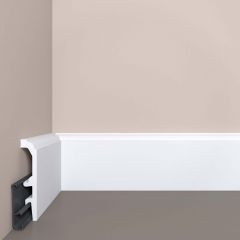 Плинтус напольный с монтажной планкой Bello Deco (Белло Деко) XPS BD П24 МП 2000х20х100 мм, 00-00106995