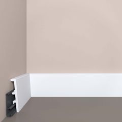 Плинтус напольный с монтажной планкой Bello Deco (Белло Деко) XPS BD П27 МП 2000х20х80 мм, 00-00107924