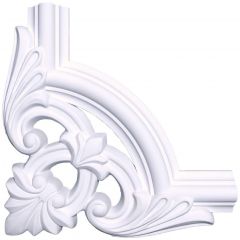 Декоративный угол к молдингу Bello Deco (Белло Деко) PS М12У2 225х225 мм, 00-00104777