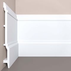 Плинтус напольный Bello Deco (Белло Деко) XPS BD П17 2000х23х250 мм, Белый 00-00104837