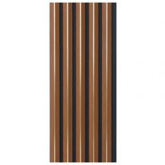 Декоративная панель My step (Май Стэп) Wall panels Коричневый с черными вставками и золотом 2900х160х13,5 мм, MSP110 шт.