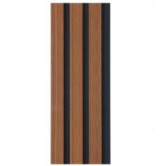 Декоративная панель My step (Май Стэп) Wall panels Коричневый с черными вставками 2900х121,5х12,5 мм, MSP101 шт.