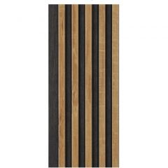 Декоративная панель My step (Май Стэп) Wall panels Светло-коричневый с темно-коричневыми вставками 2900х122х12 мм, MSP106 шт.