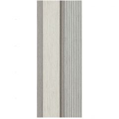Декоративная панель My step (Май Стэп) Wall panels Серо-бежевый с серыми вставками 2900х120х12 мм, MSP108 шт.