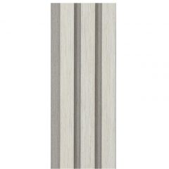 Декоративная панель My step (Май Стэп) Wall panels Серо-бежевый с серыми вставками 2900х121,5х12,5 мм, MSP109 шт.