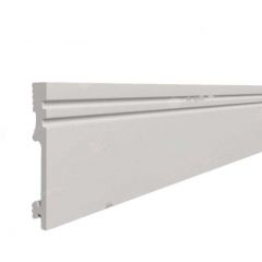 Плинтус напольный Alpine Floor (Альпин Флор) Tanle Арво Белый 2000х100х14 мм, TL011022