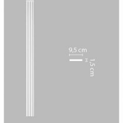 Пилястра Decomaster (Декомастер) 95х2000х18 мм DK-199