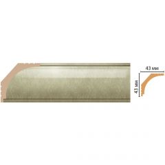 Плинтус потолочный Decomaster (Декомастер) 43х43х2400 мм D109-373