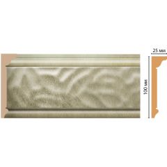 Плинтус потолочный Decomaster (Декомастер) 100х25х2400 мм D215-373