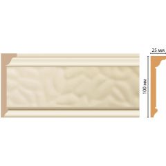 Плинтус потолочный Decomaster (Декомастер) 100х25х2400 мм D215-61