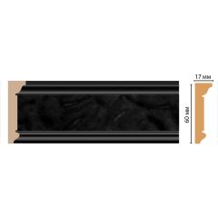 Плинтус потолочный Decomaster (Декомастер) 60х17х2400 мм D216-195