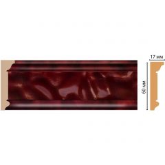 Плинтус потолочный Decomaster (Декомастер) 60х17х2400 мм D216-62
