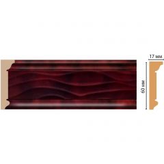 Плинтус потолочный Decomaster (Декомастер) 60х17х2400 мм D219-62